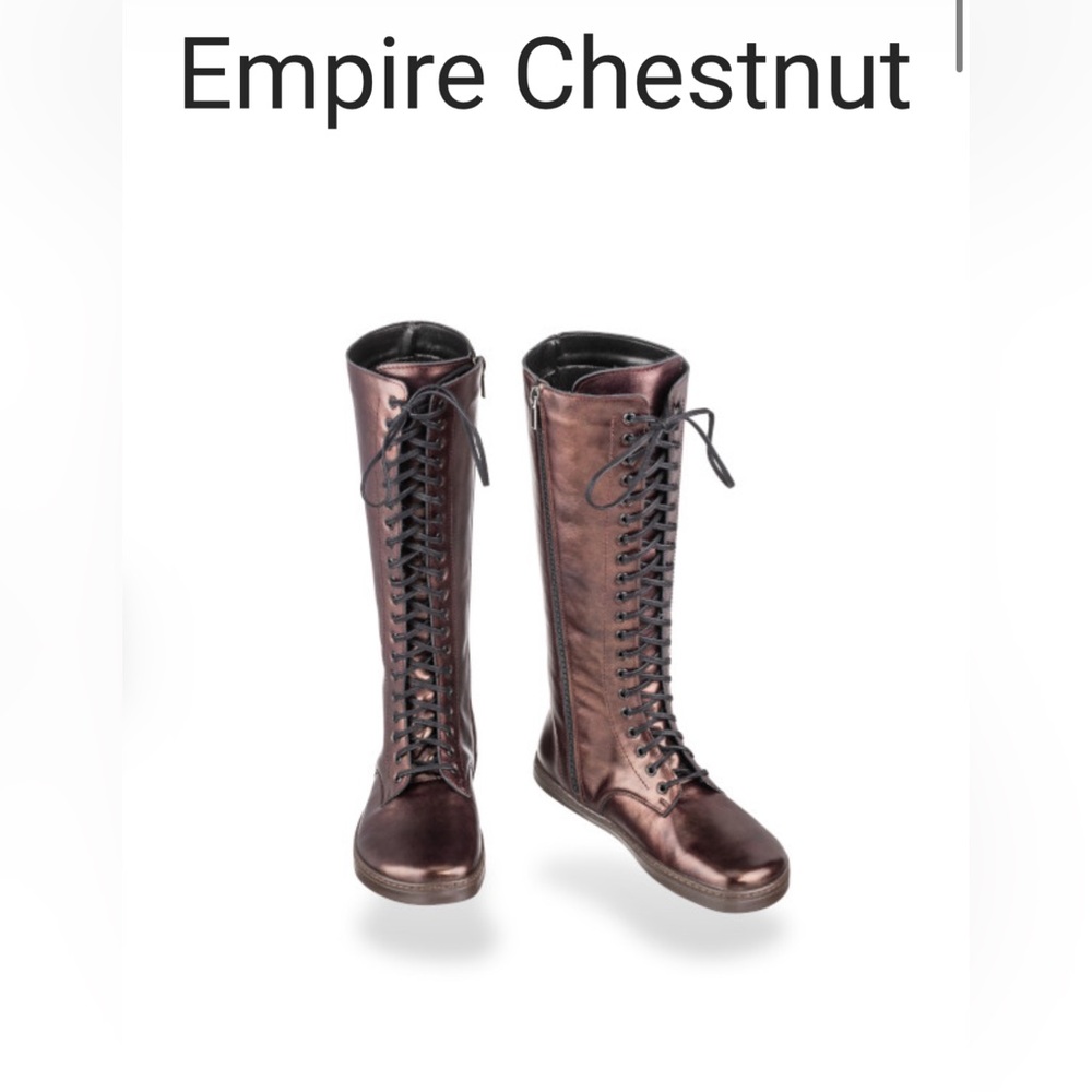 Peerko Empire Chestnut Lace-up Boots